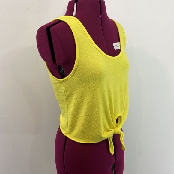 Wilfred Free Yellow Summer Top Front Tie - Picture 3 of 9